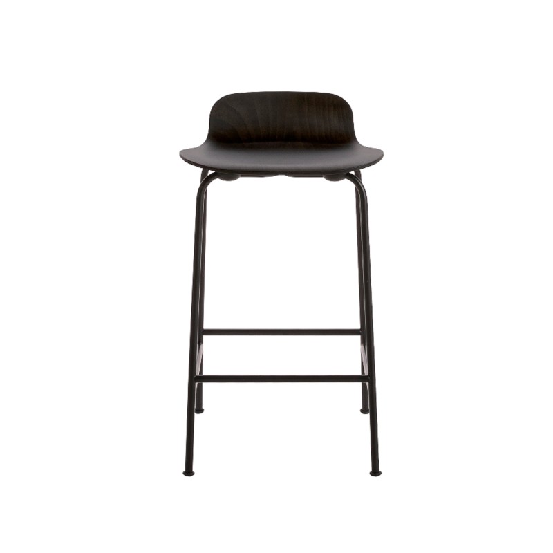 Cappellini - Tate Color Stool low backrest