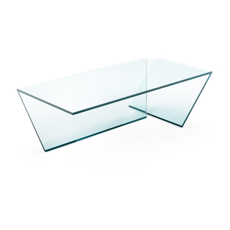 Tonelli - Ti small table extra clear glass 130x65