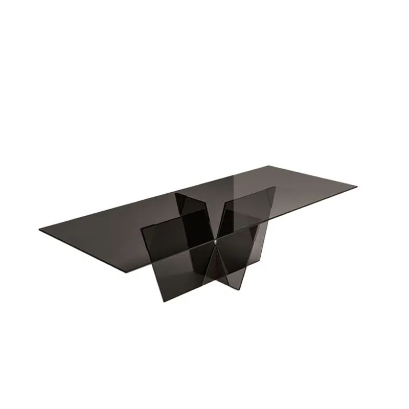 Tonelli - Crossover table smoked glass 220x130