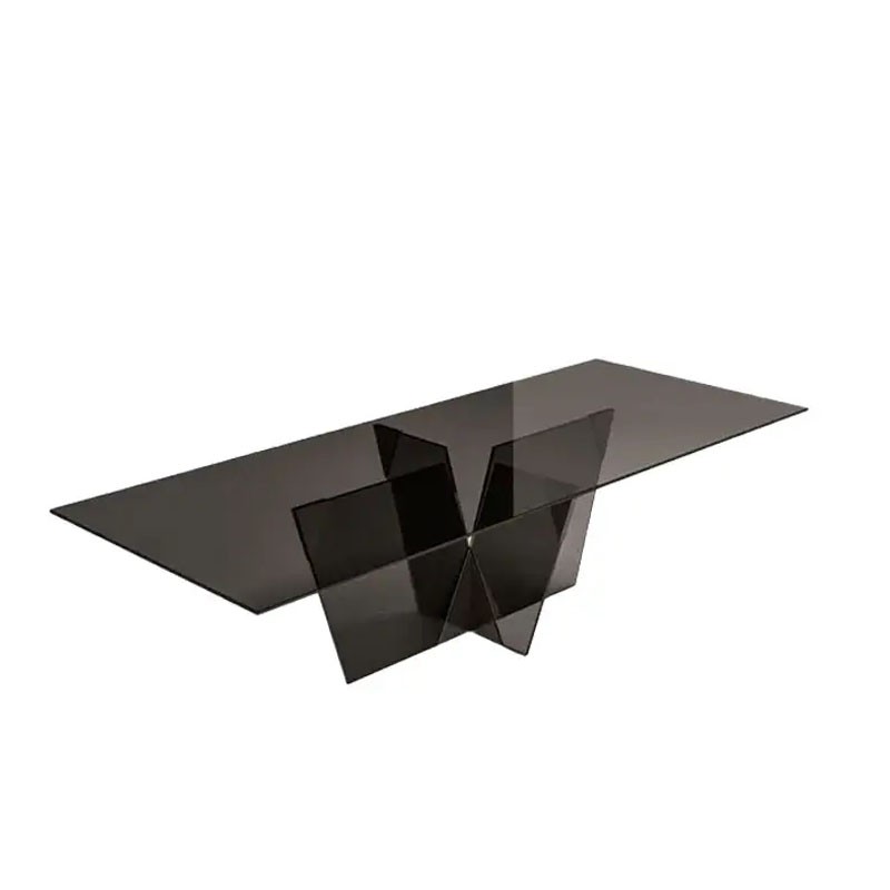 Tonelli - Crossover table smoked glass 240x130