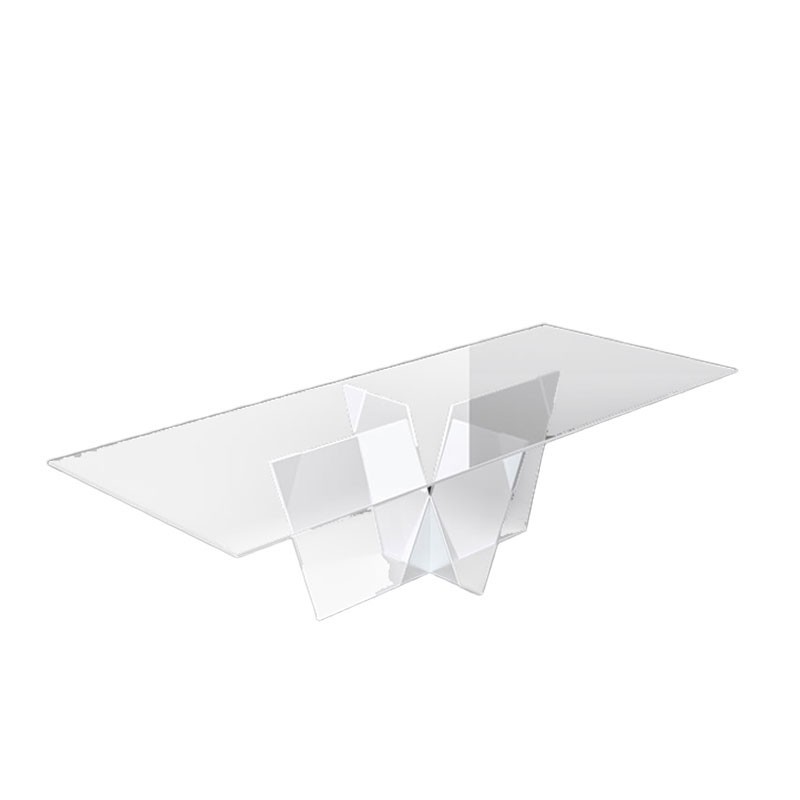 Tonelli - Crossover table extra clear glass 240x130