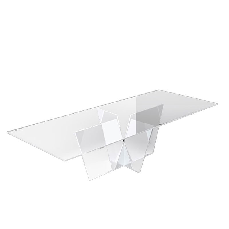 Tonelli - Crossover table extra clear glass 260x130