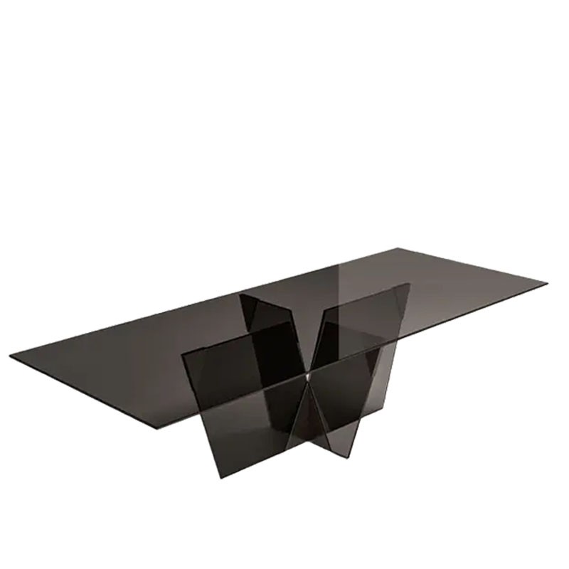 Tonelli - Crossover table smoked glass 280x130