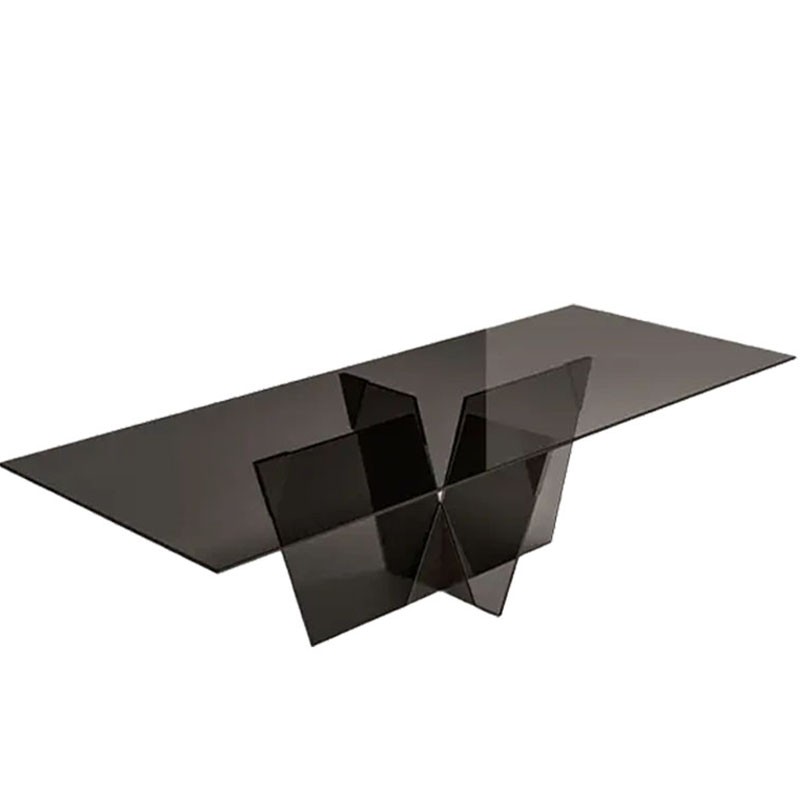 Tonelli - Crossover table smoked glass 320x130