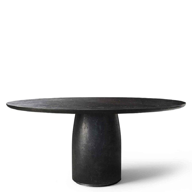 LEMA – Bulè D180 black belgianblue table