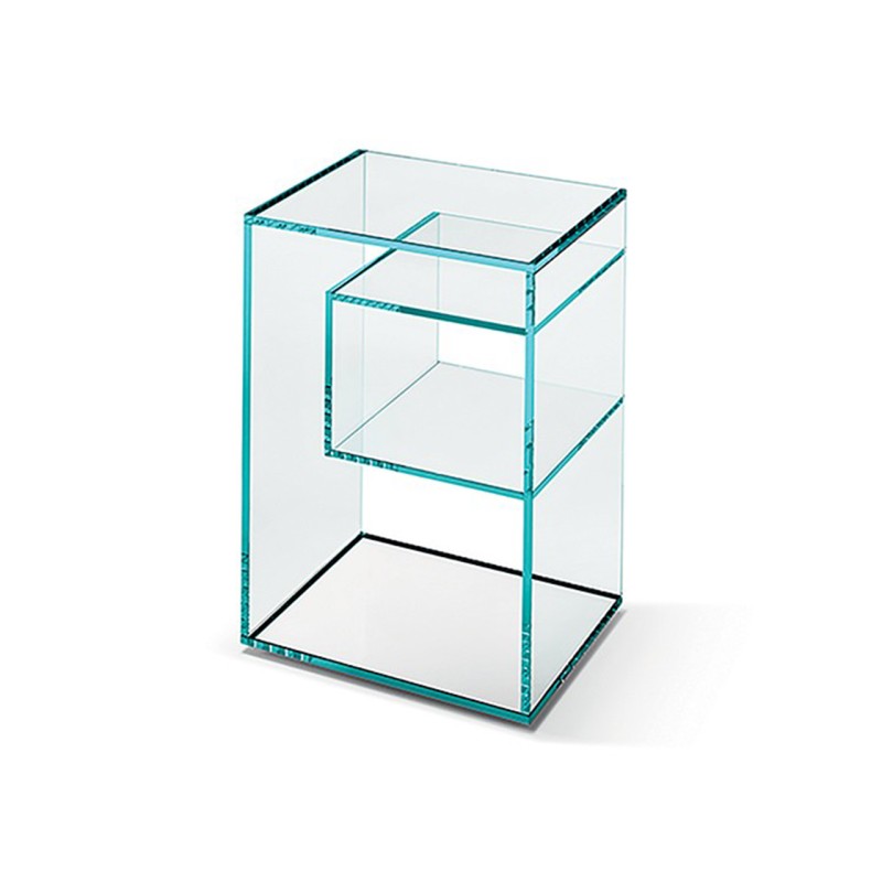 Tonelli - Liber F bed side table extra clear glass