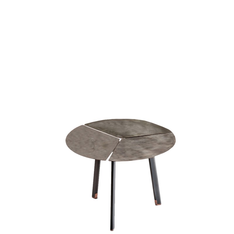 De Castelli – Tavolino Placas 60 acciaio inox DeLabrè Longho Design Palermo