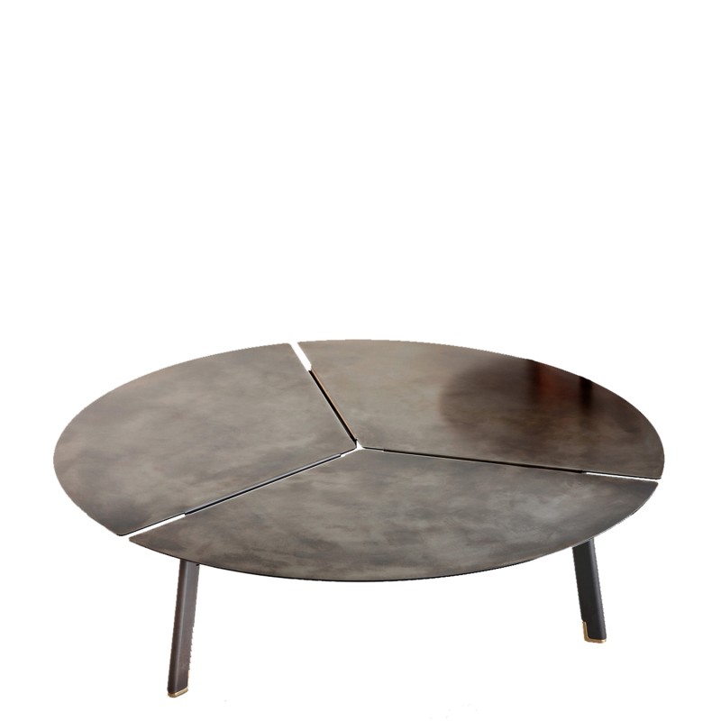 De Castelli – Placas 100 stainless steel DeLabrè coffee table