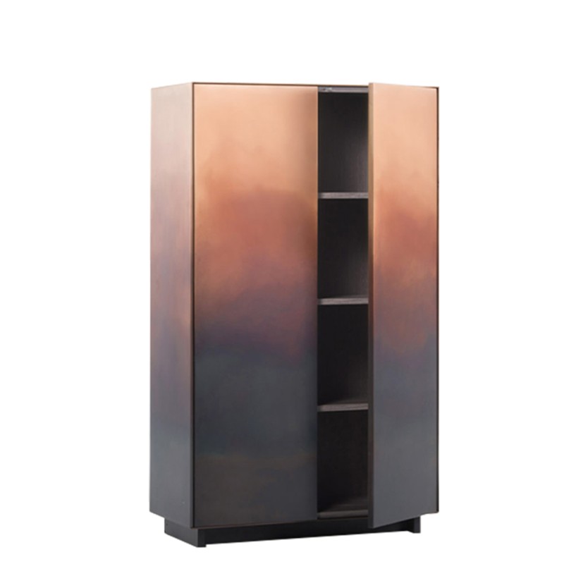 De Castelli - Marea 2 doors DeMarea copper sideboard 96x45 H155