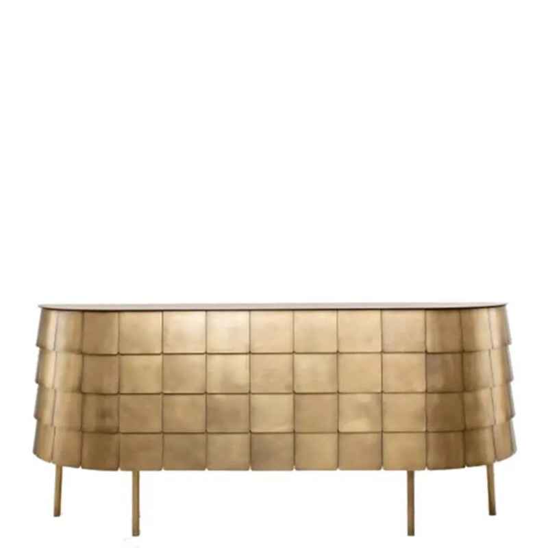 De Castelli - Yoroi orbitale DeLabrè brass sideboard