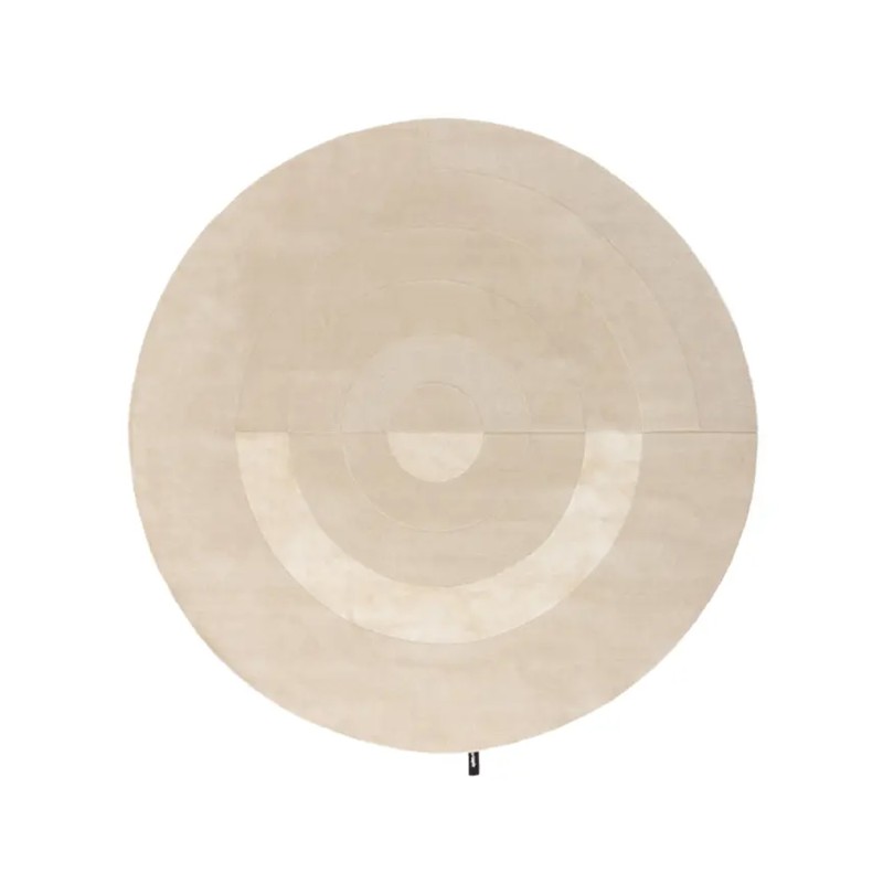 Cc tapis Bliss round carpet undyed Longho Design Palermo