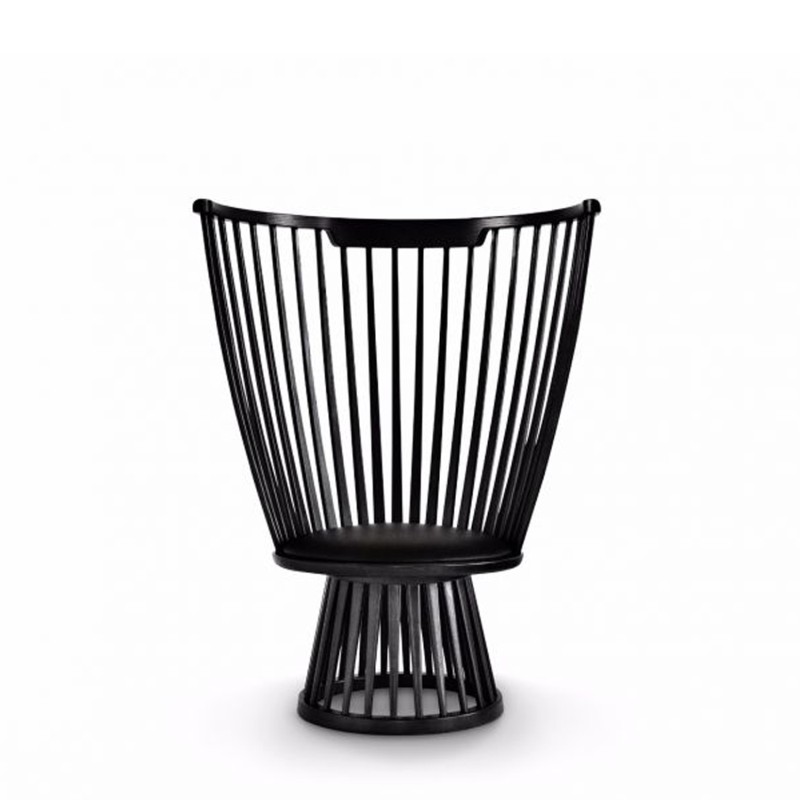 Tom Dixon Fan armchair black Longho Design Palermo