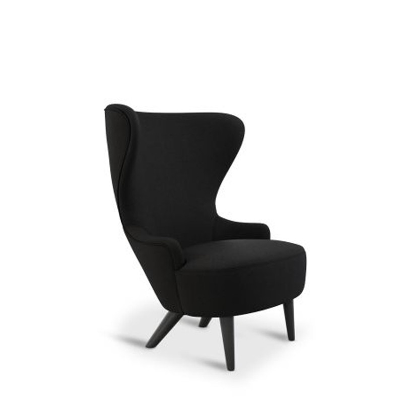 Tom Dixon Poltrona Wingback Micro Chair black legs Longho Design Palermo