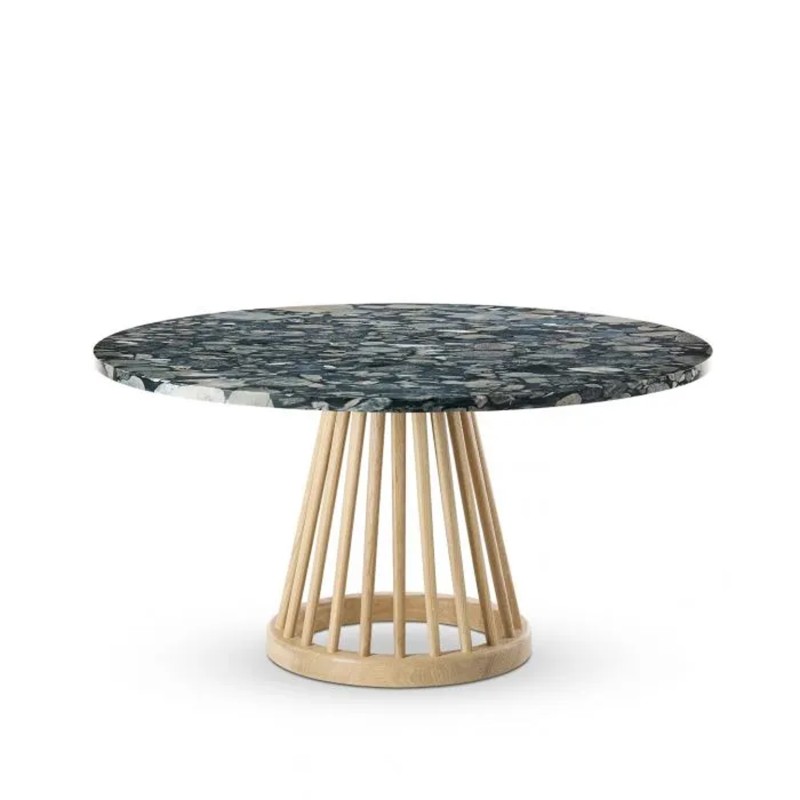 Tom Dixon -  Tavolo Fan 90 cm top marmo lngho design palermo