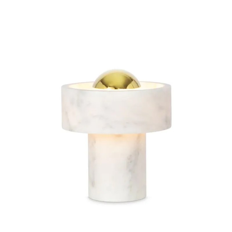 Tom Dixon - Lampada da tavolo portatile Stone LED longho design palermo