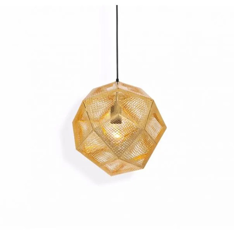 Tom Dixon – Lampada a sospensione Etch 32 cm ottone longho design palermo