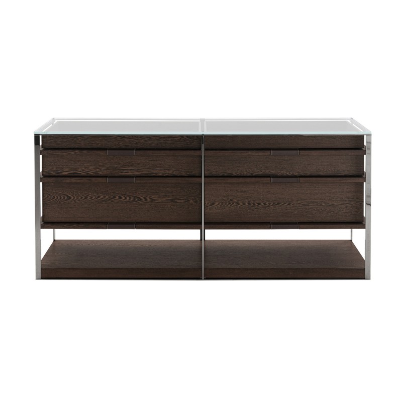 Maxalto - Lithos storage unit with 2 removable trays and 4 drawers