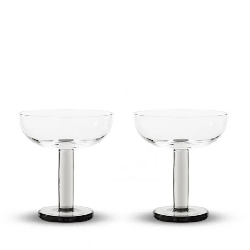 Tom Dixon - Bicchiere coupe Puck x2 longho design palermo