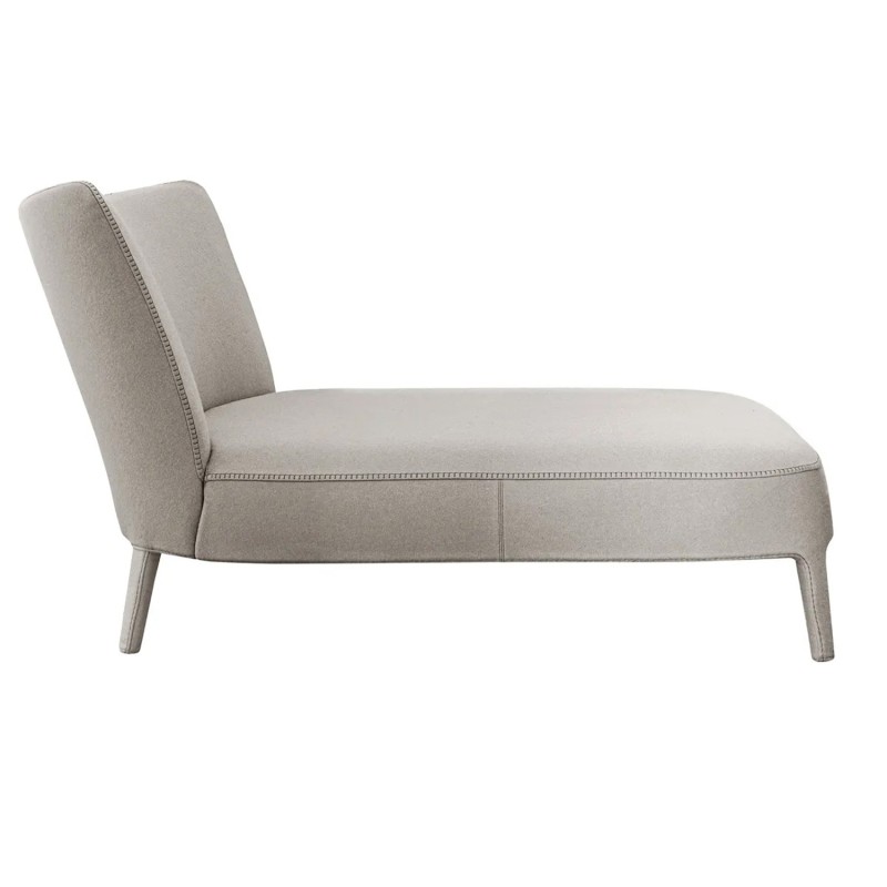 Maxalto - Febo chaise longue with back cushion