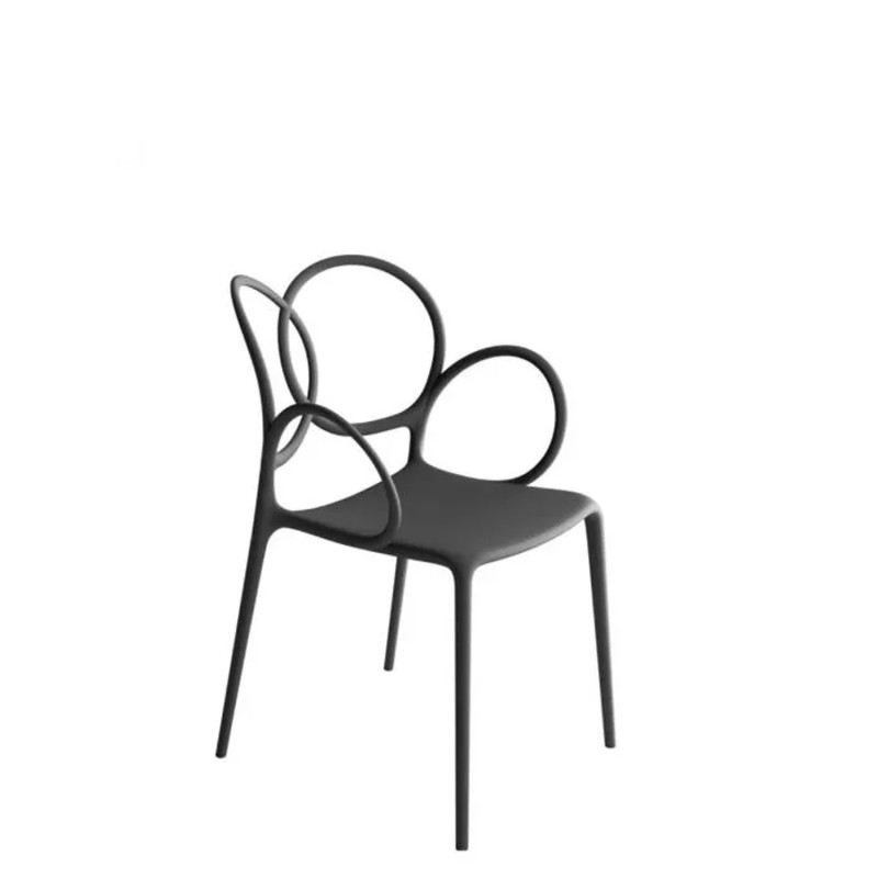 Driade Sissi armchair dark grey Longho Design Palermo