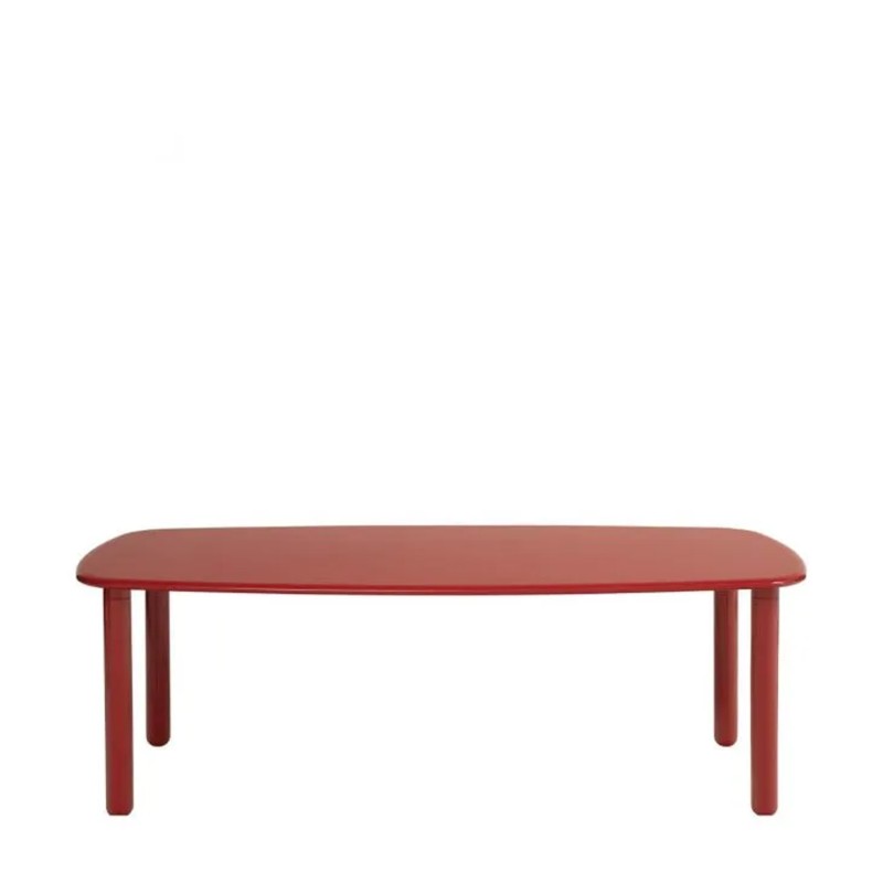 Driade - Tavolo Tottori rosso rubino longho design palermo