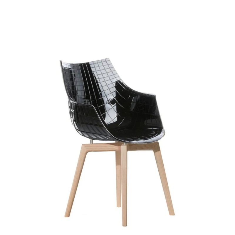 Driade - Meridiana chair natural black