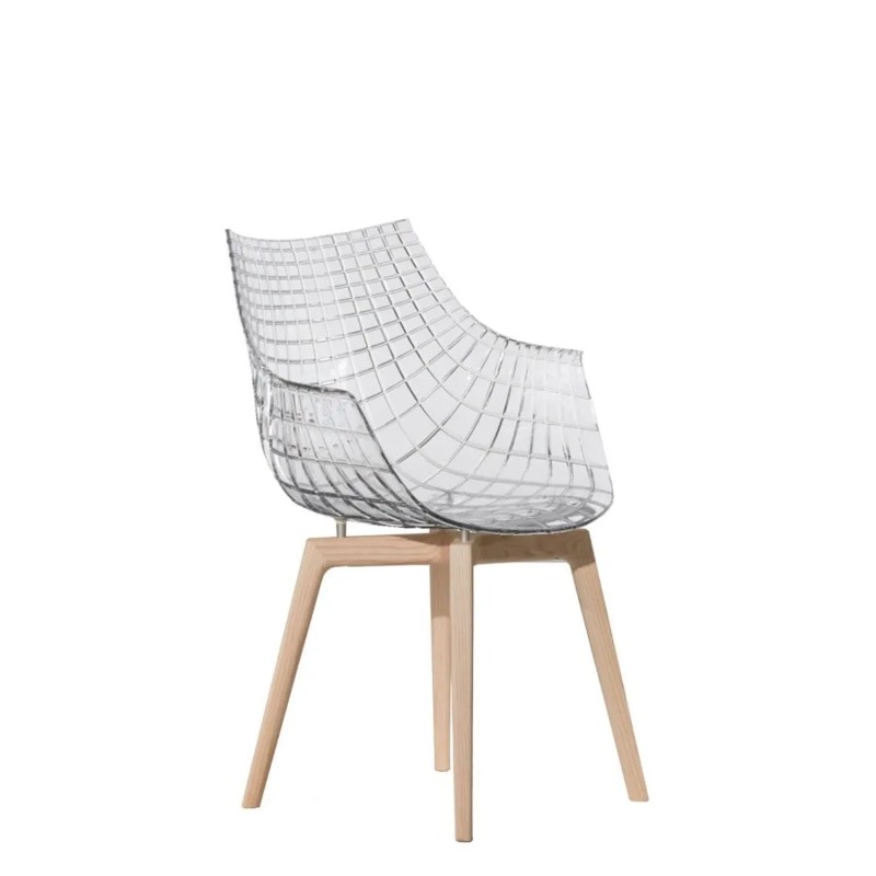 Driade Meridiana chair natural transparent Longho Design Palermo