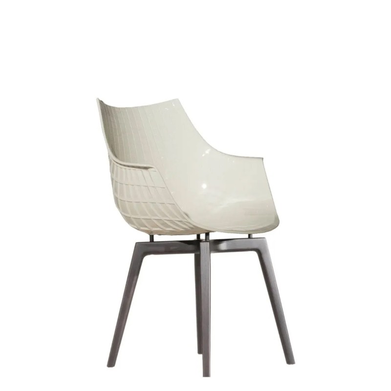 Driade Meridiana chair charcoal white Longho Design Palermo