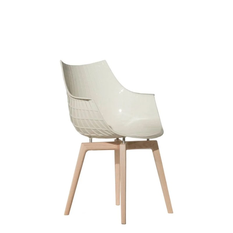 Driade Meridiana chair natural white Longho Design Palermo