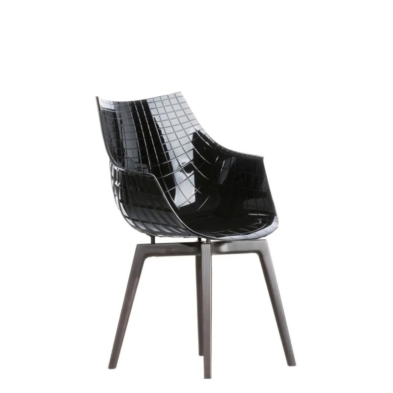 Driade Meridiana chair ebonized black Longho Design Palermo