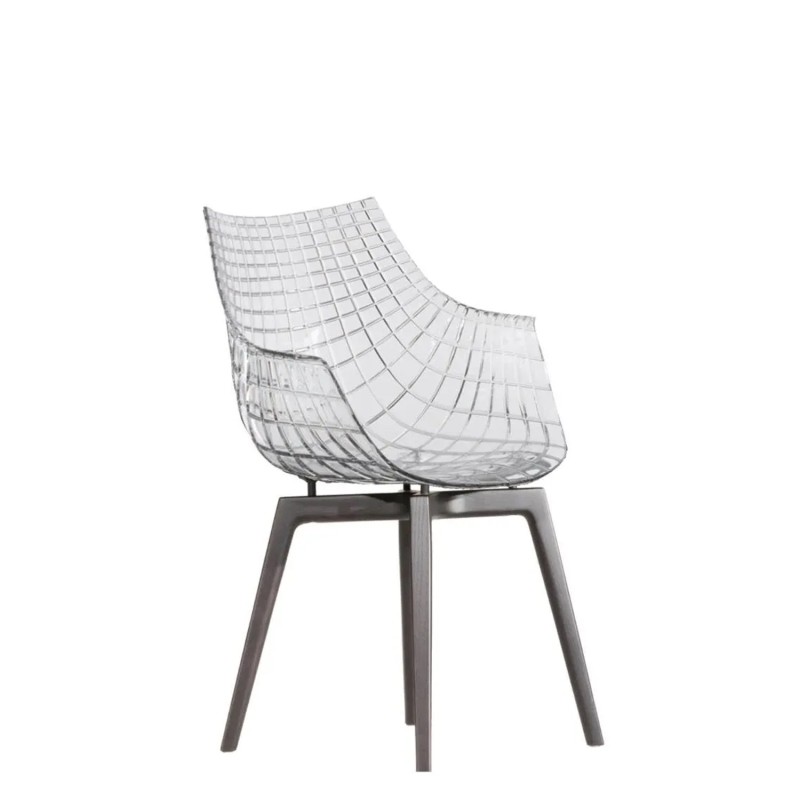 Driade Meridiana chair ebonized transparent Longho Design Palermo