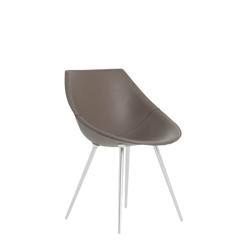 Driade Lagò chair dark beige Longho Design Palermo