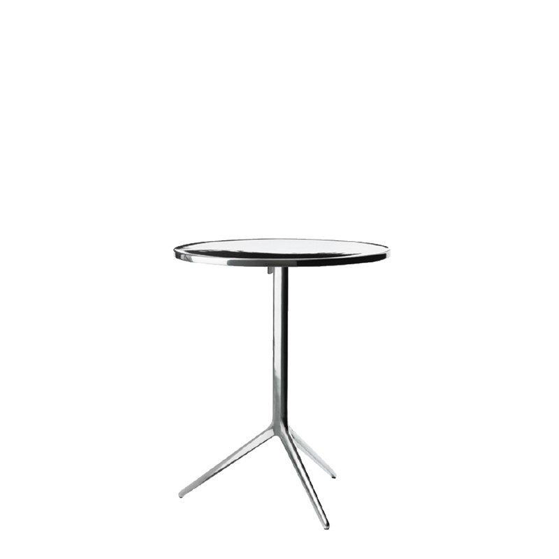 Magis Central folding table glossy aluminum Longho Design Palermo