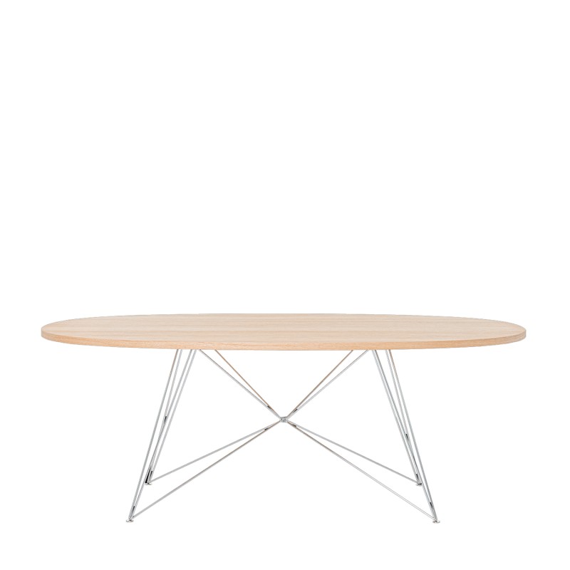 Magis XZ3 oval table top oak Longho Design Palermo