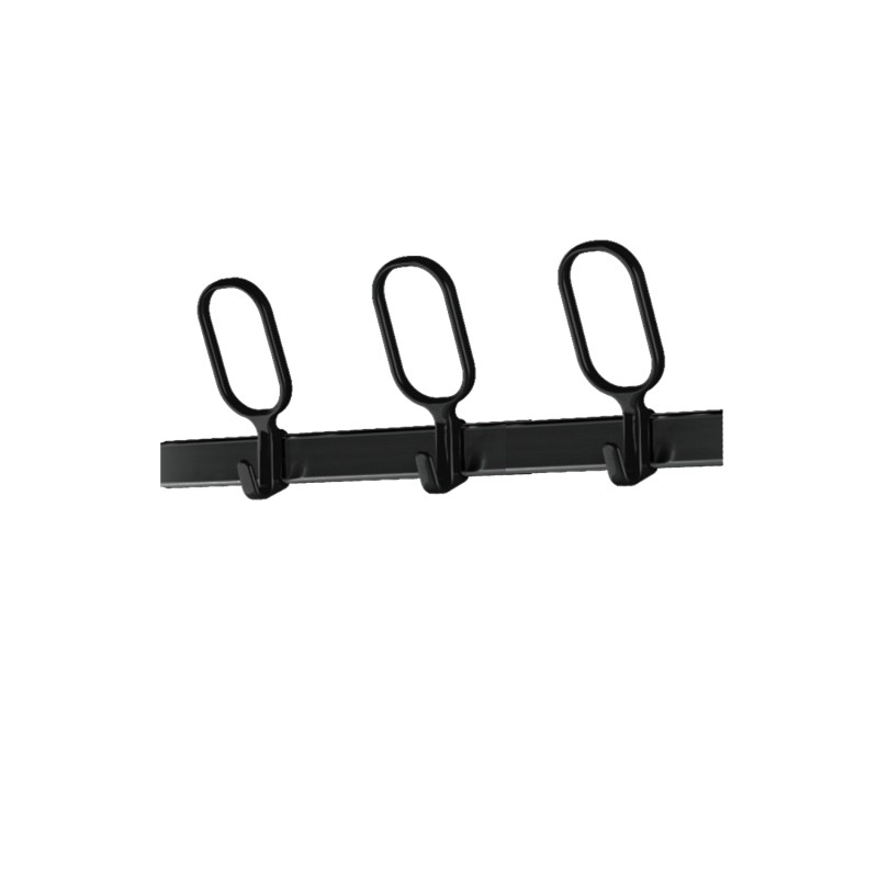 Magis - Birds on a Wire coat hanger 3 hooks black