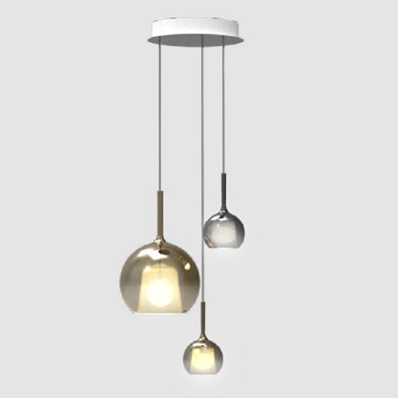 Penta light - Lampada a sospensione Glo Small Cluster 2C longho design palermo