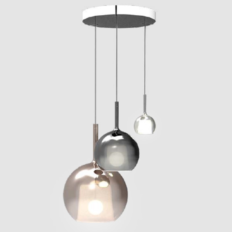 Penta light - Lampada a sospensione Glo Small Cluster 2E longho design palermo