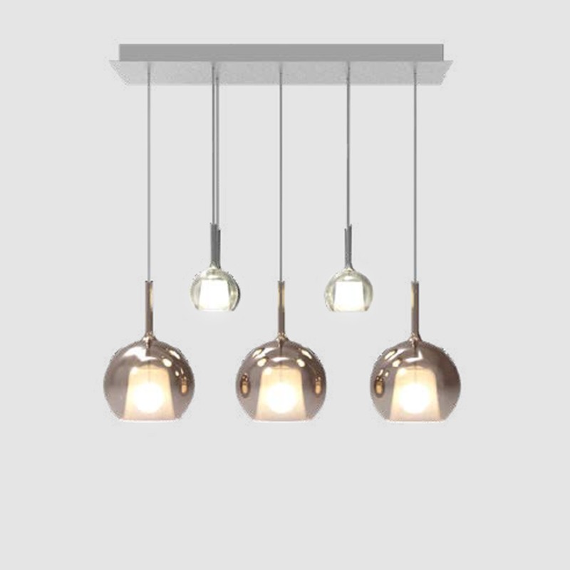 Penta light - Lampada a sospensione Glo Small Cluster 2M longho design palermo