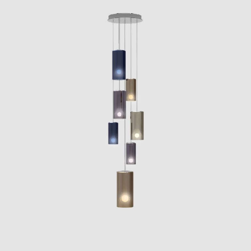 Penta light - Lit Small Cluster 2C suspension lamp