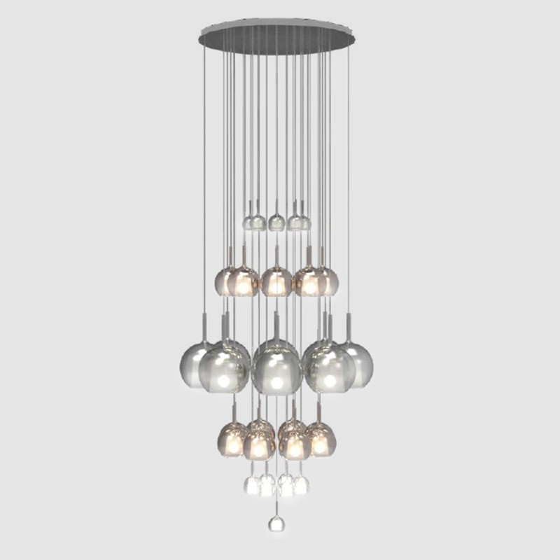 Penta light - Lampada a sospensione Glo Big Cluster 3E longho design palermo