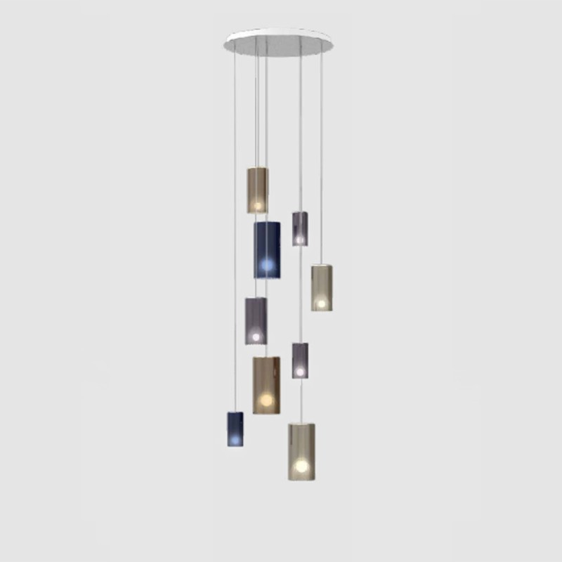 Penta light - Lampada a sospensione Lit Big Cluster 3A longho design palermo