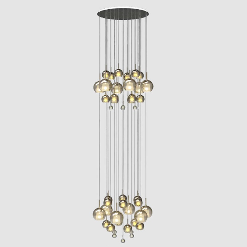 Penta light - Lampada a sospensione Glo Special Project 4C longho design palermo