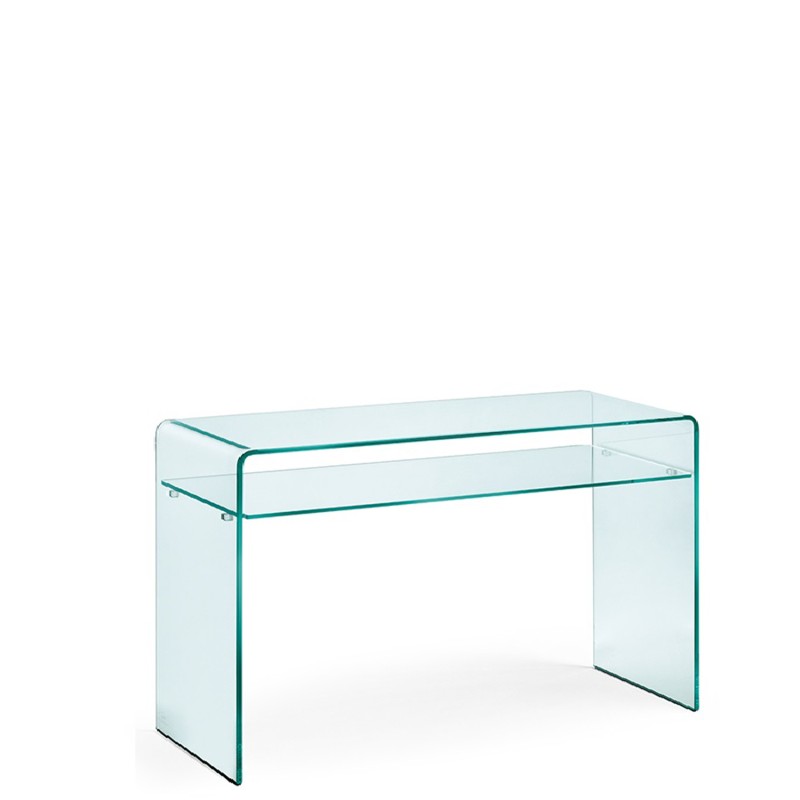 Fiam – Consolle Rialto con ripiano in vetro trasparente L120 Longho Design Palermo