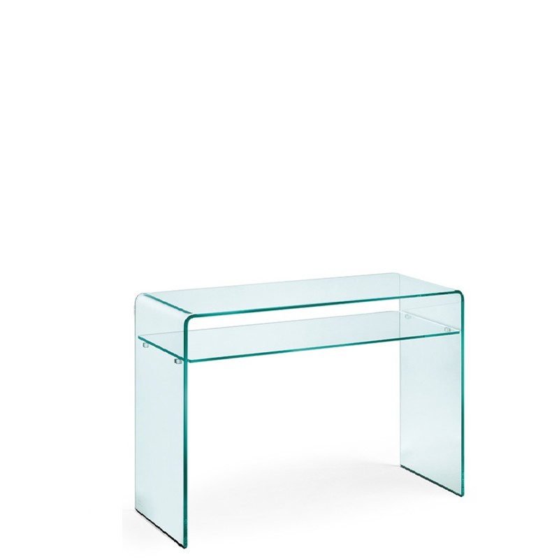 Fiam – Consolle Rialto con ripiano in vetro trasparente L100 Longho Design Palermo