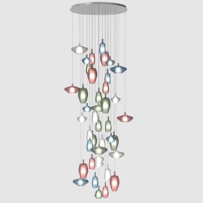 Penta light Mom 3E suspension lamp Longho Design Palermo