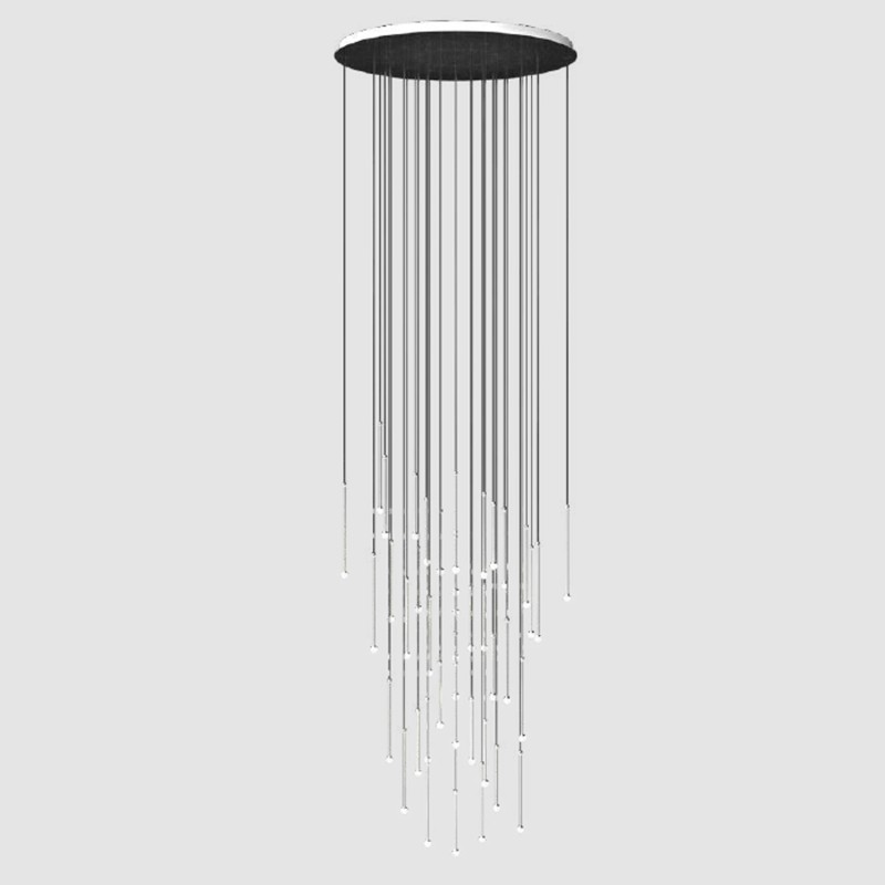 Penta light Big Cluster Storm 3D suspension lamp Longho Design Palermo