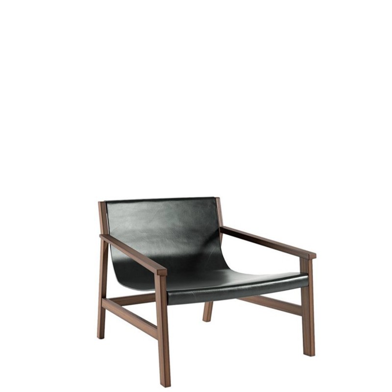 Living Divani - Sdraio natural walnut Canaletto armchair