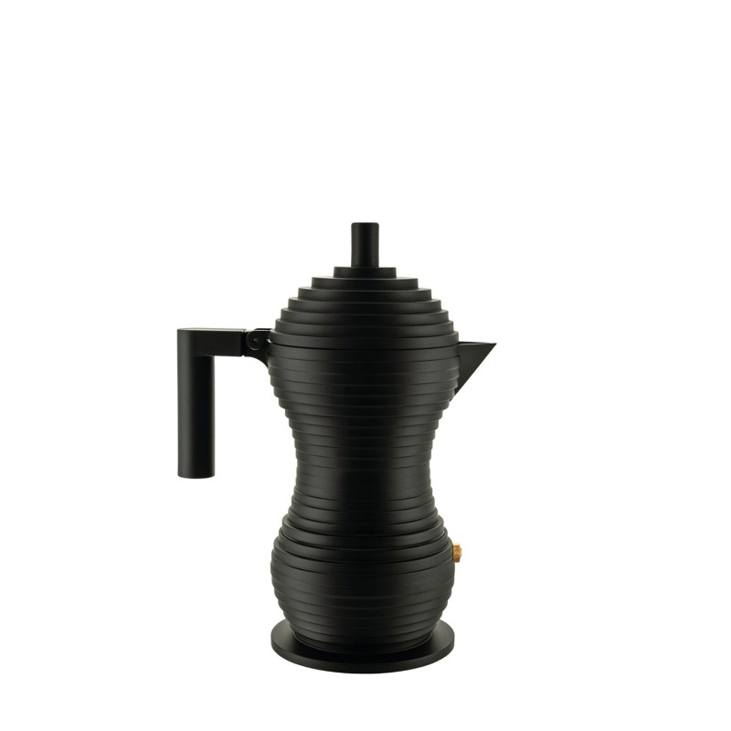 Alessi - Caffettiera espresso Pulcina Nero 6 tazze