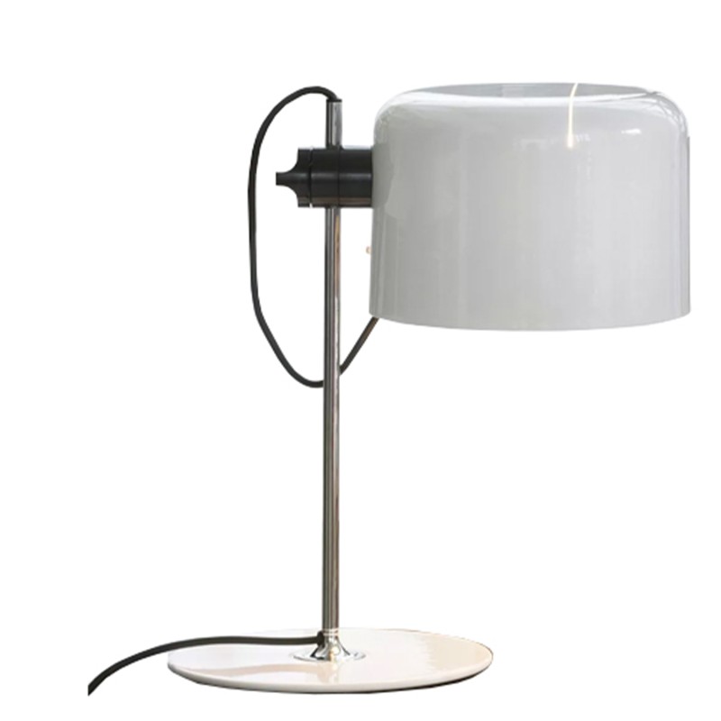Oluce - Coupè white table lamp
