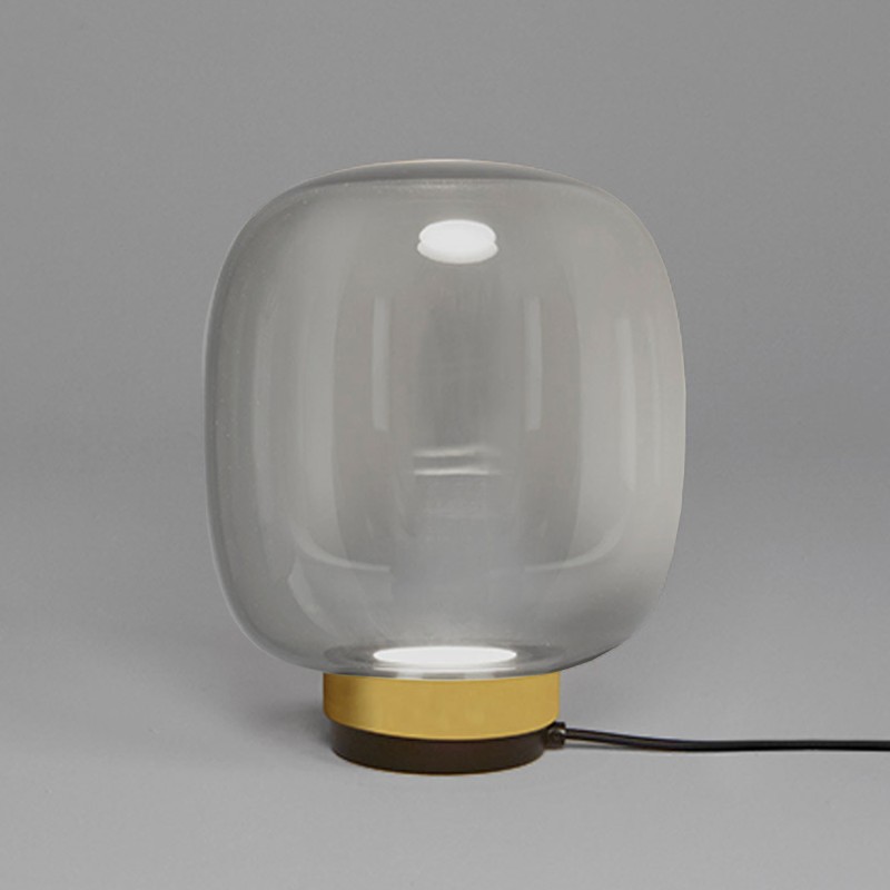 Tooy - Legier 557.32 Table Lamp brushed brass smoke glass